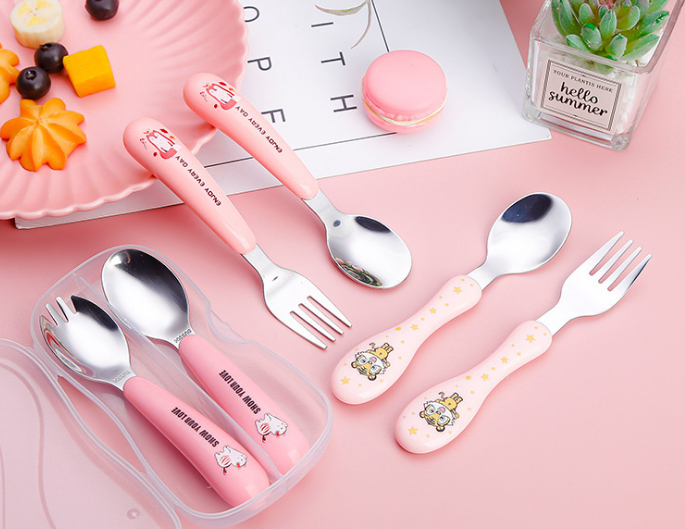 Kids stainless steel cutlery